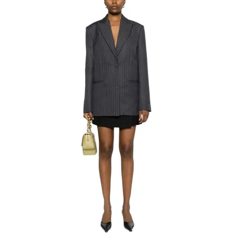 OFF-WHITE Pinstripe-pattern Blazer-2