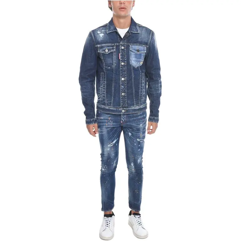 DSQUARED 2 FW22 Denim Jacket Men's Blue-3