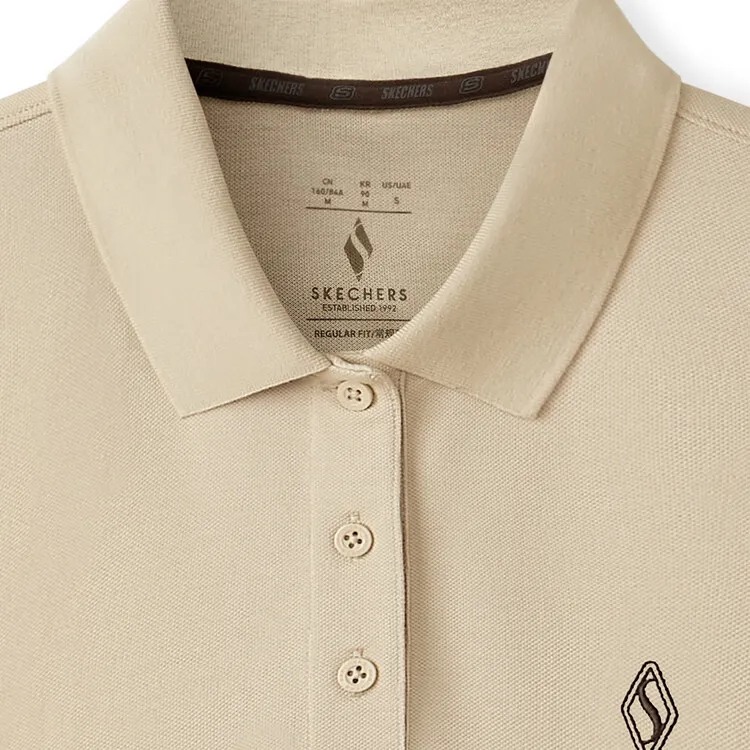 Skechers Polo Shirt Women's Irish Cream/028R-3