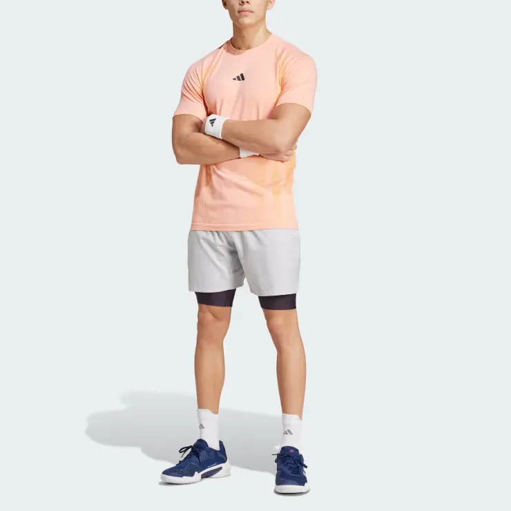 Adidas Tennis Pro Seamless Aeroready FreeLift Tee-4