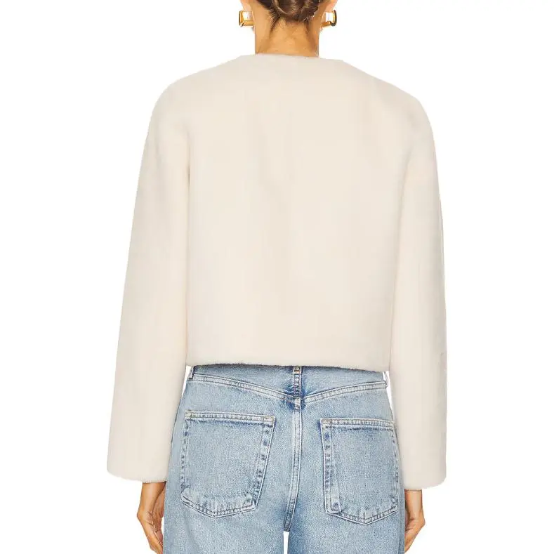 LOVESHACKFANCY Jackets Coats Women's White-1