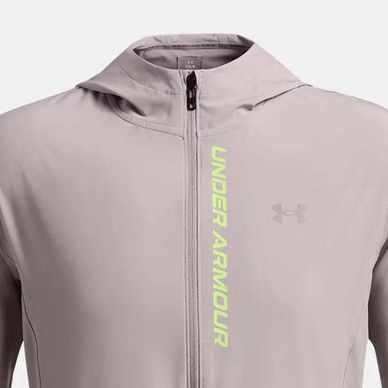 Under Armour FW24 Jackets Coats Men's Gray Purple-2