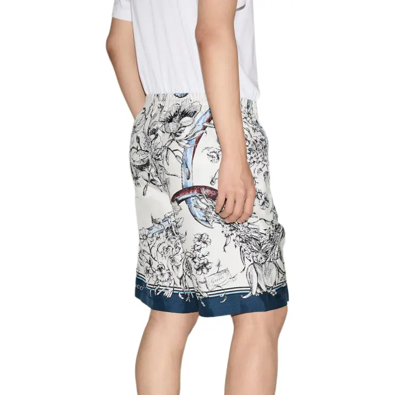 GUCCI SS25 Casual Shorts Men's White-3