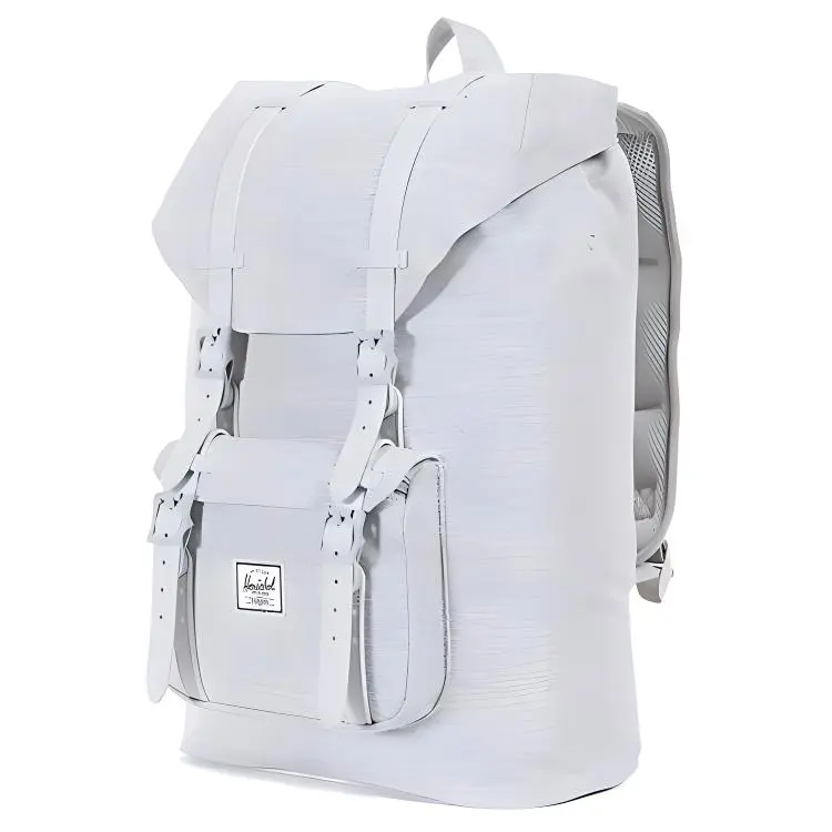 Herschel Polyester Backpack Medium Size Unisex Gray-1