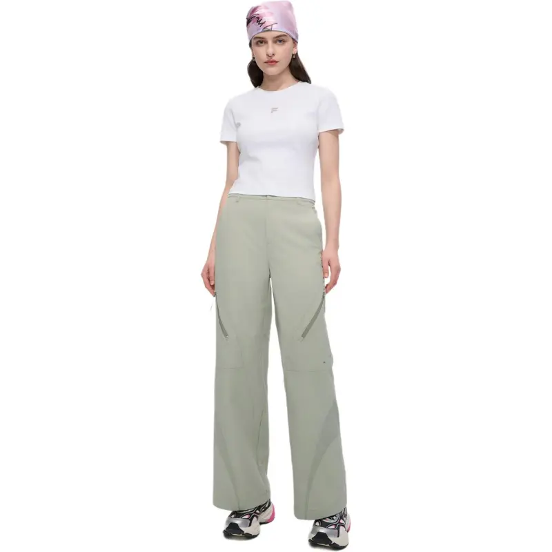 FILA FUSION URBAN TECH Cargo Pants Women's Pencil Gray DY-1