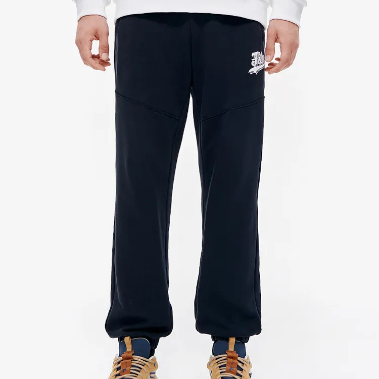 FILA FUSION Knitted Sweatpants Men Pitch Black-3