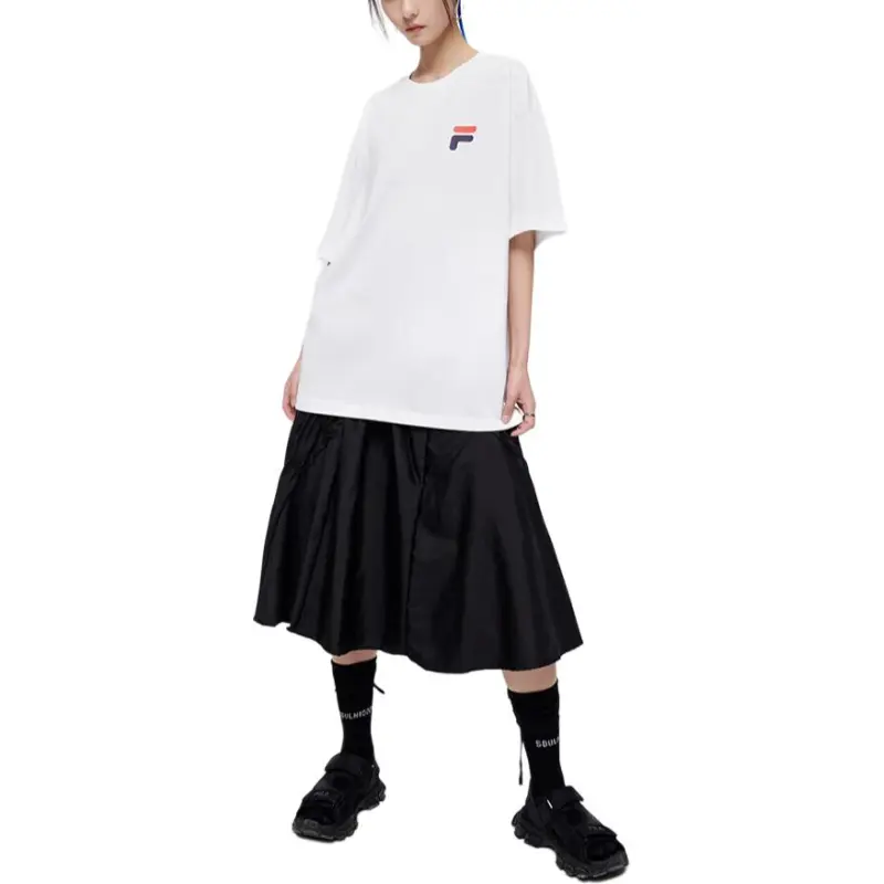 FILA FUSION FOB Series T Shirt Unisex Standard White-3
