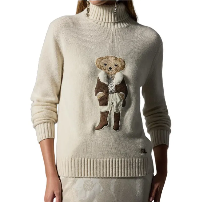 Ralph Lauren Collection Polo Bear-appliqué Sweater-3