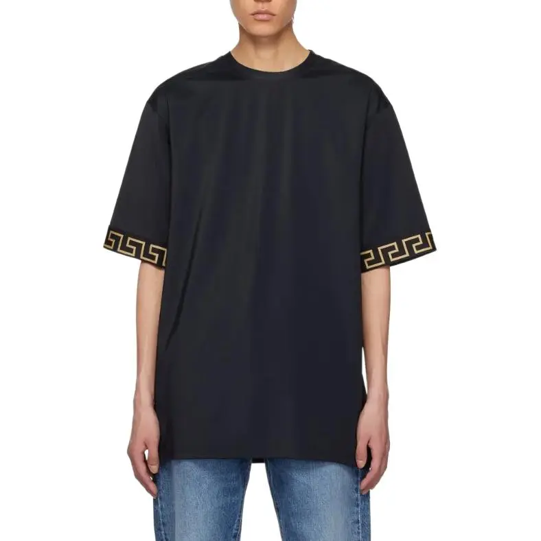 VERSACE Greca Trim Crewneck T Shirt-2