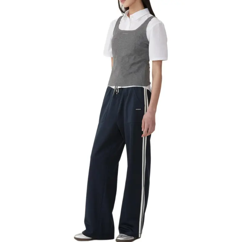 COVERNAT T Shirts Women's Charcoal Gray-4