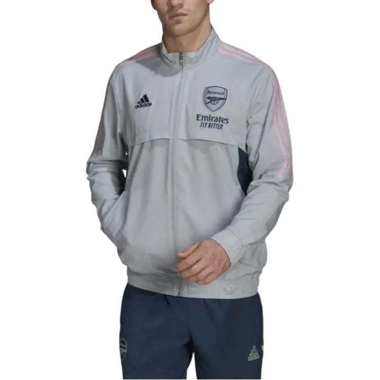 Adidas Soccer Jerseys Men White Gray-3