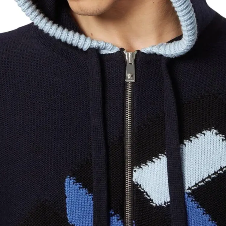 VERSACE Sweaters Men Blue-4