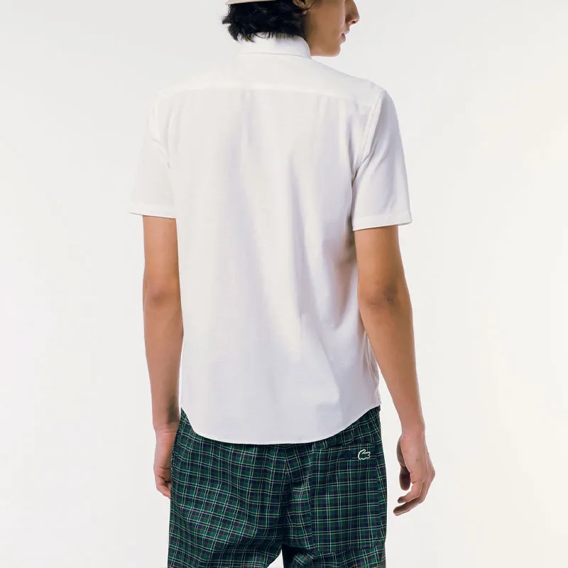 LACOSTE Shirts Men White-3