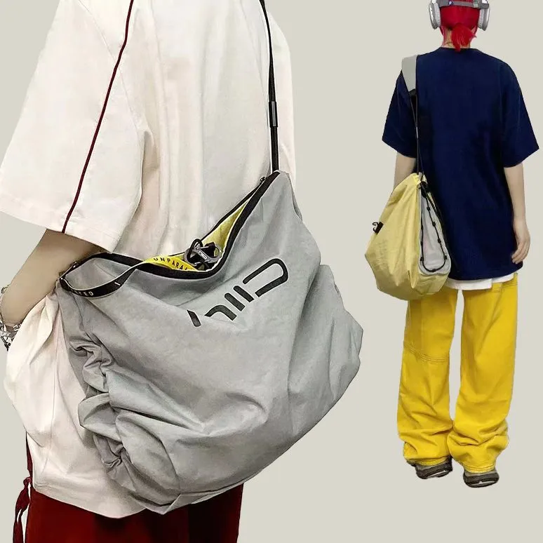 NIID Polyester Tote Bag, Shopping Bag, Shoulder Bag, Crossbody Bag Large Size Small Size Unisex Multicolor-9