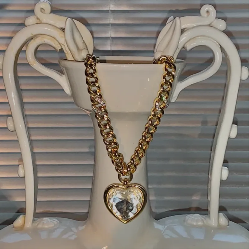FANGFANGMARCEAU White Gold Plated Copper Necklaces Unisex-1