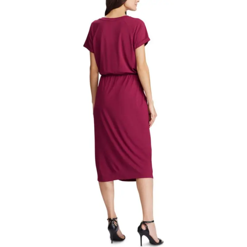 Polo Ralph Lauren Short-Sleeved Dresses Women's Red-1
