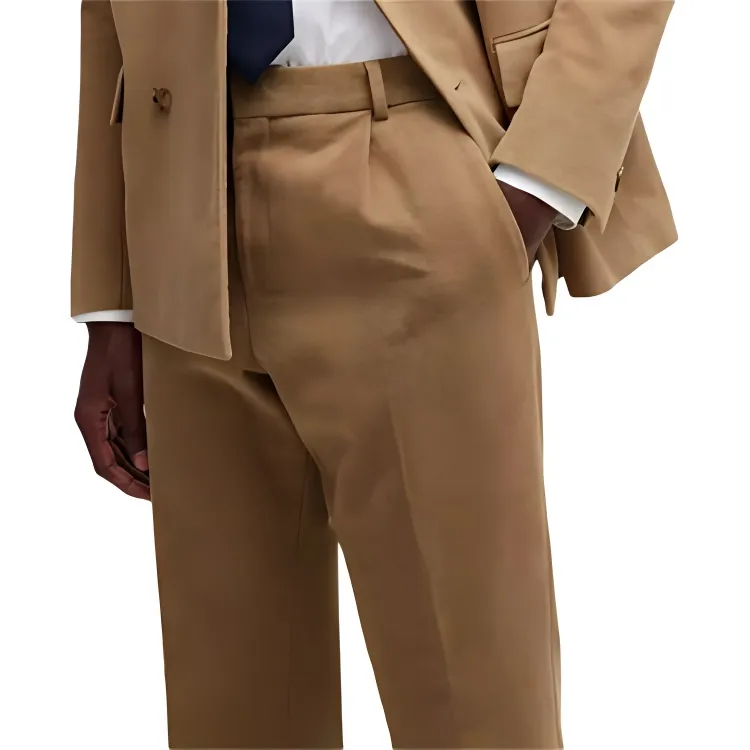 HUGO BOSS Casual Pants Men's Brown-4
