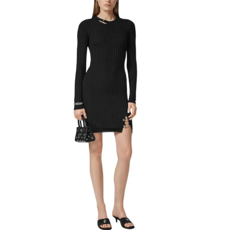 VERSACE Long Sleeved Knitted Dress-2
