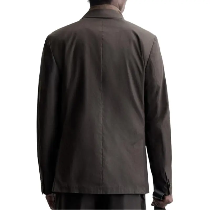 ZARA Business Suits Men Brown-3