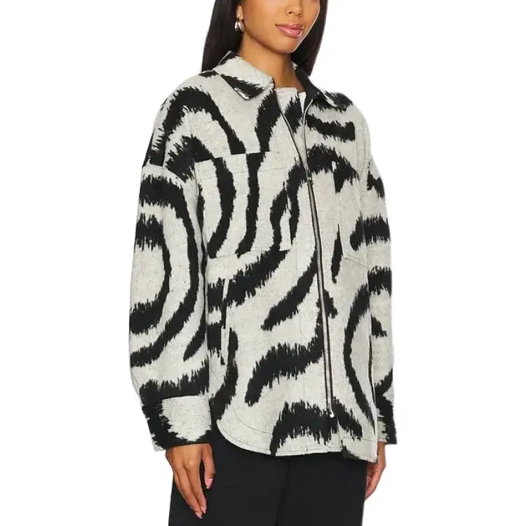 STEVE MADDEN Jackets & Coats Women's Black White-3