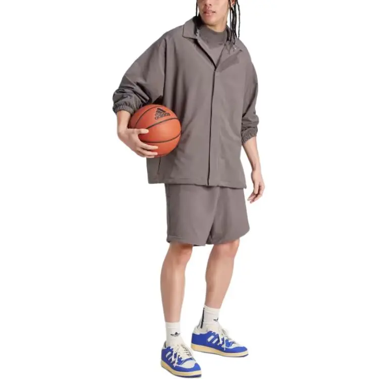 Adidas THE 2024 COLLECTION CHAPTER 02 Series Jackets Coats Men's Charcoal Gray-3