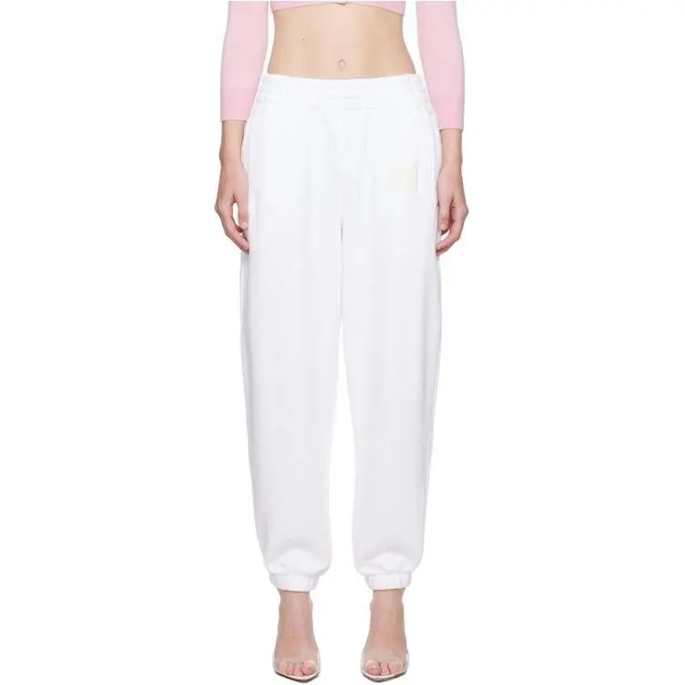 Alexander Wang Puff Logo Essential Terry Sweatpants-2