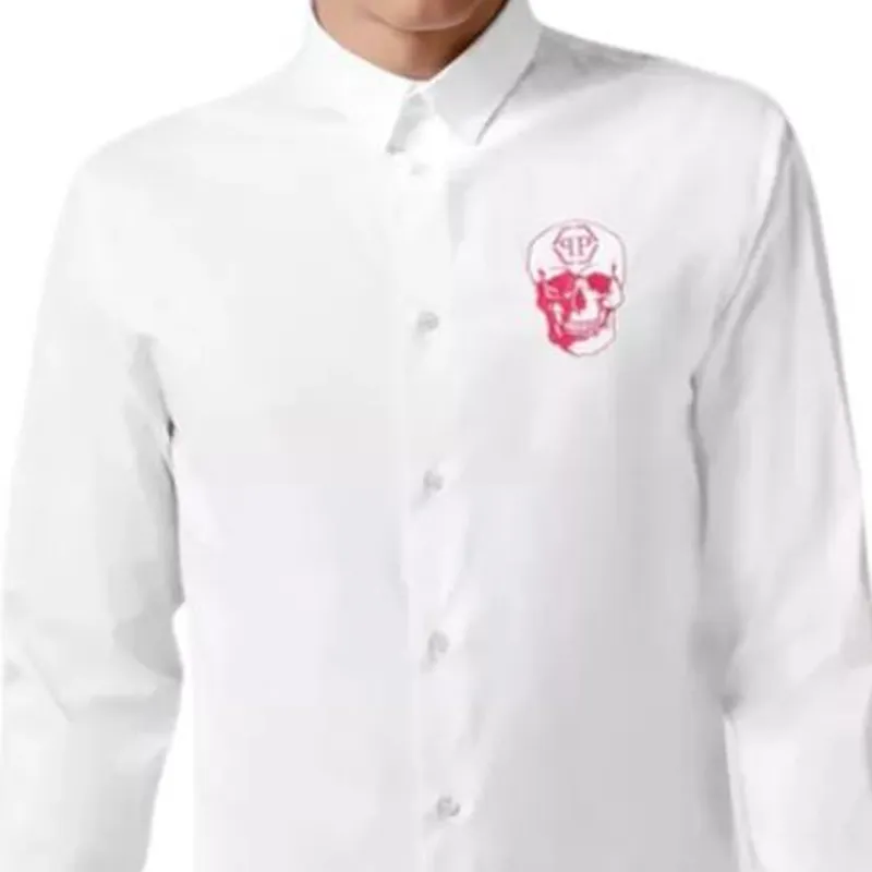 PHILIPP PLEIN FW22 Shirt Men's White-4
