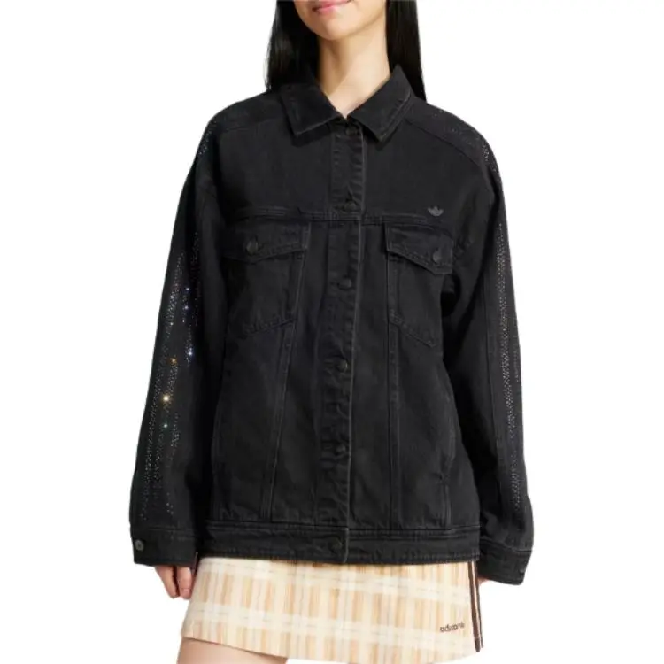 Adidas Originals Atlanta Embellished Straight Hem Jacket-3