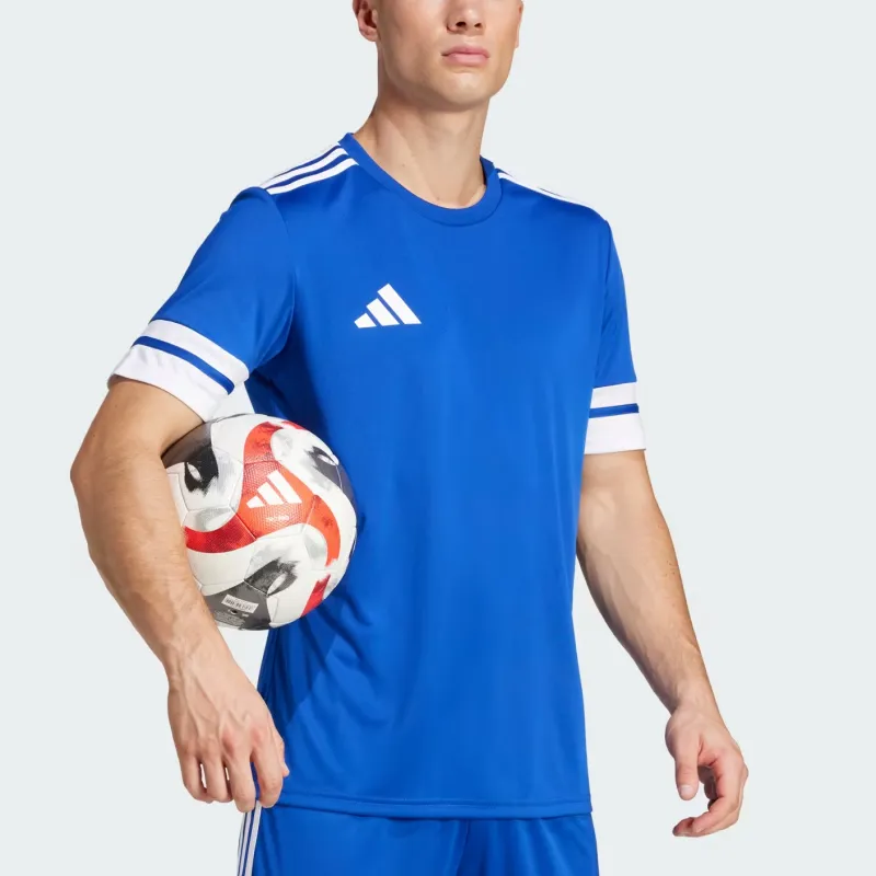 Adidas Squadra 25 Soccer Jersey Men's Royal Blue/White-3