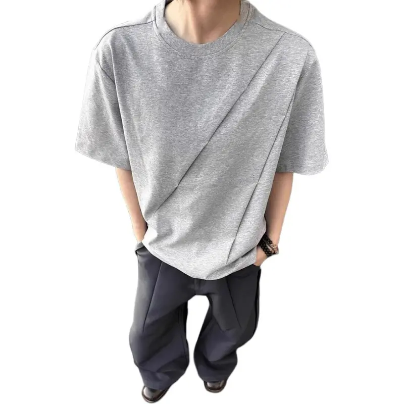 KVIV T Shirts Men Gray -1