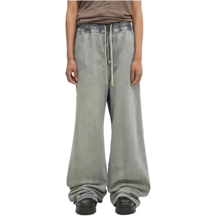 Rick Owens DRKSHDW Drawstring Wide leg Trousers-4