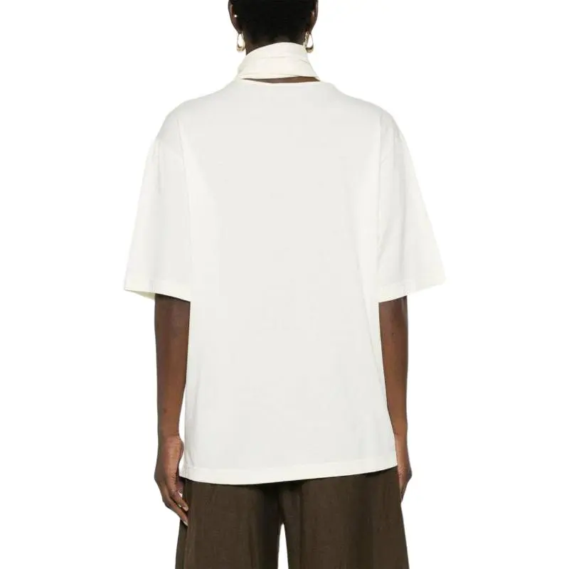 Lemaire Tie-neck T-shirt-3