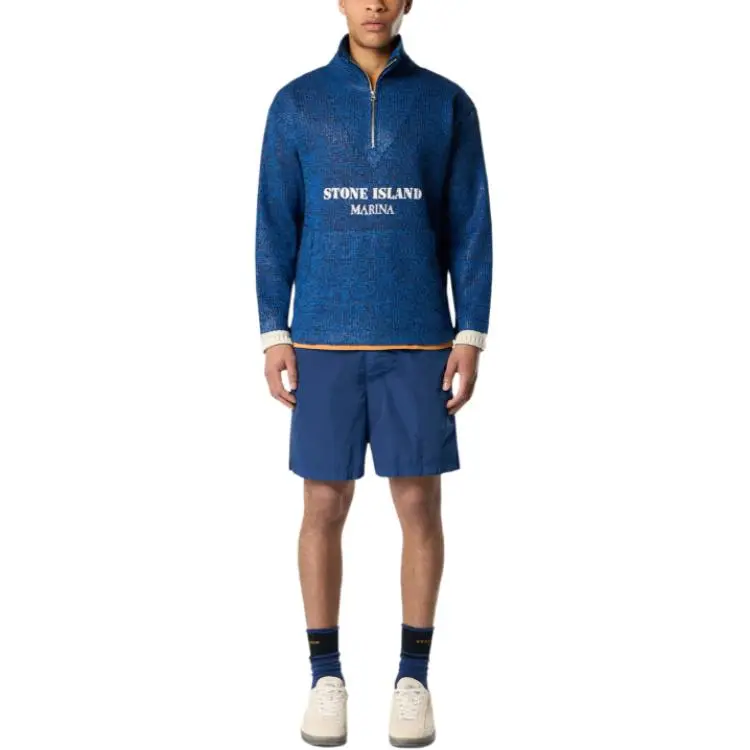 STONE ISLAND Logo embroidered Sweatshirt-1