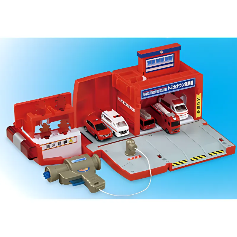 TAKARA TOMY Alloy Small Car Scenario Track Parking Lot Assembled Models-1