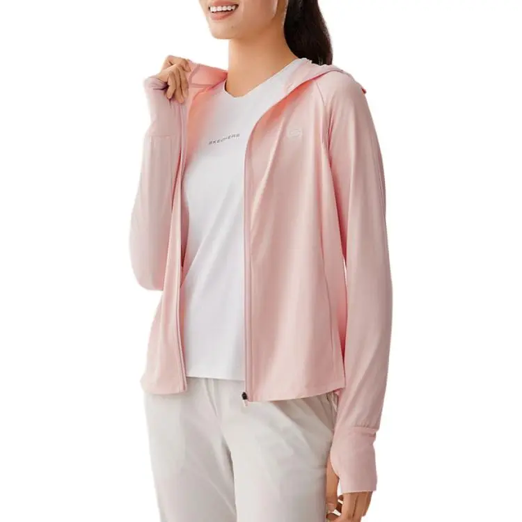 Skechers Jackets Coats Women's Cloudy Pink-1