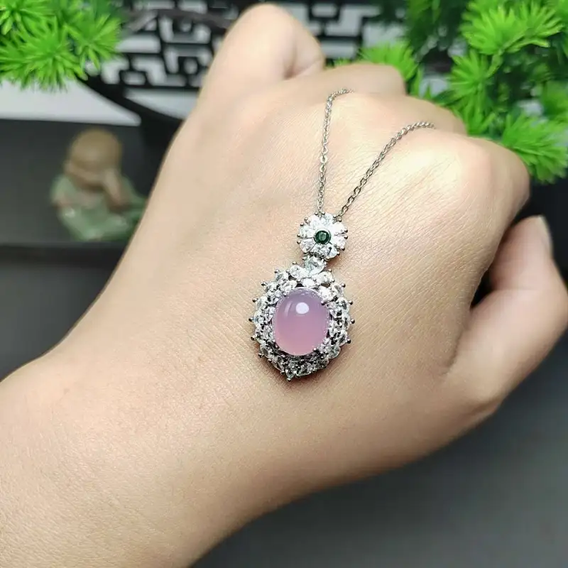Gifts Chalcedony Necklaces Women's-8