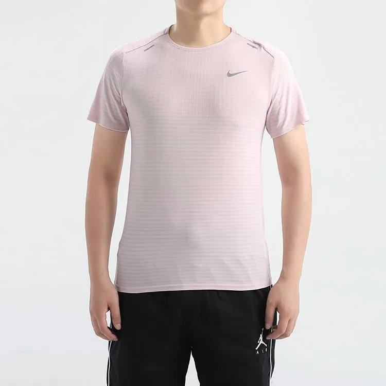 Nike T Shirts Men Light Pink-2