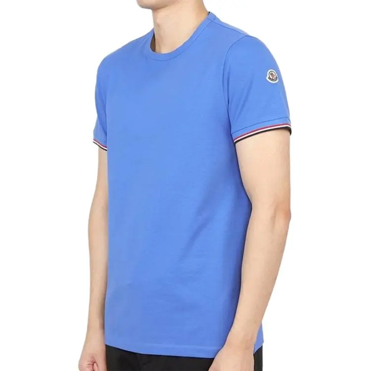 Moncler T Shirts Men Blue-3
