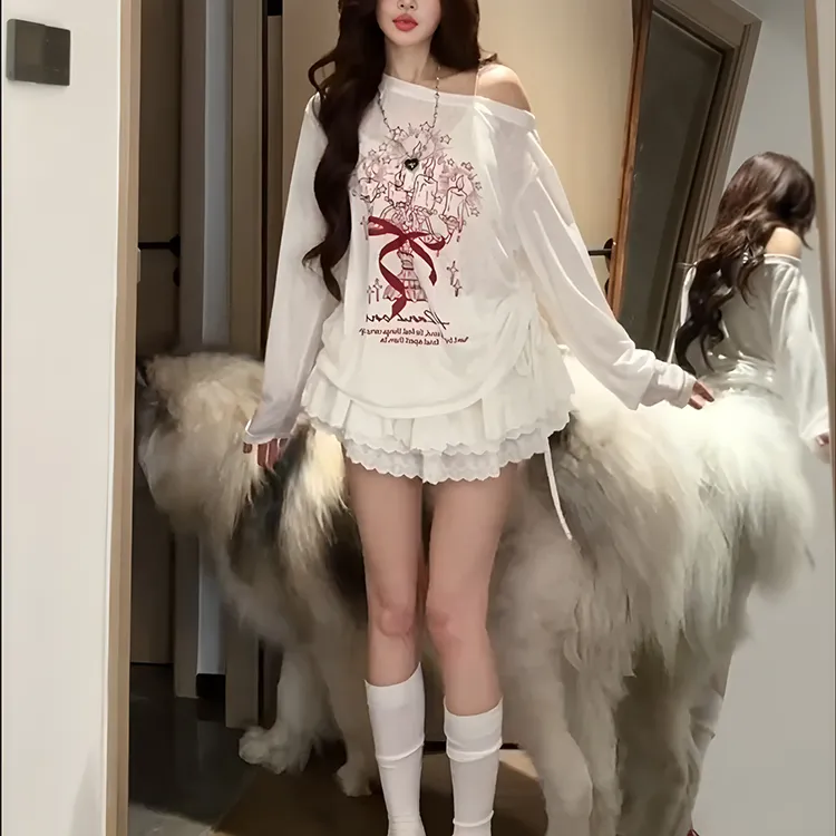 Mu Xiao Xin Skirt Set Women's Image Color-3
