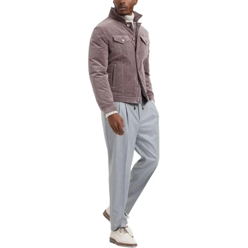Brunello Cucinelli Pleated Tapered Leg Trousers-5