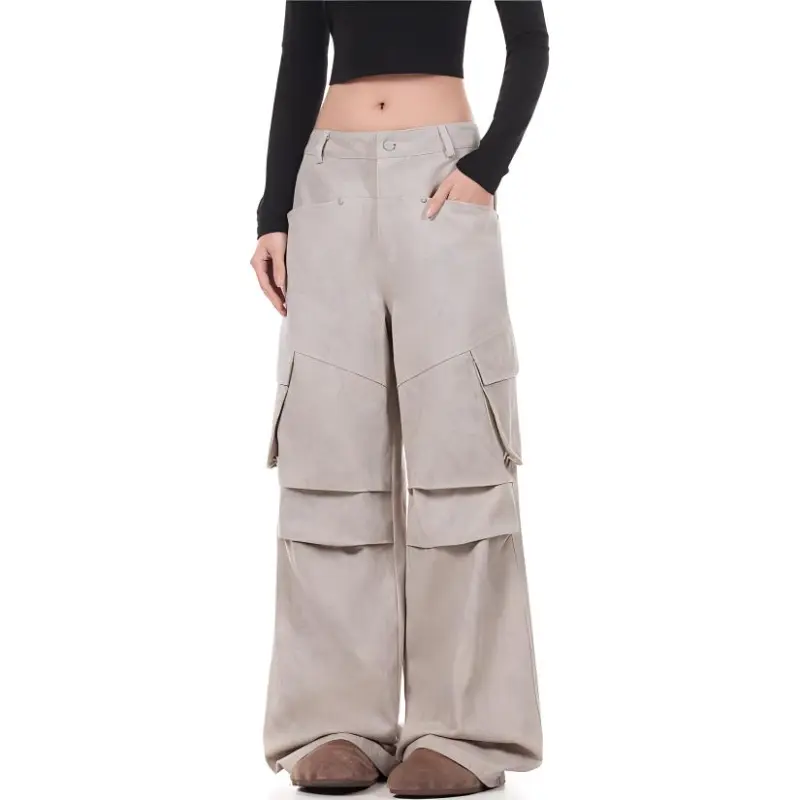 FDR Cargo Pants Unisex Marble Apricot-5