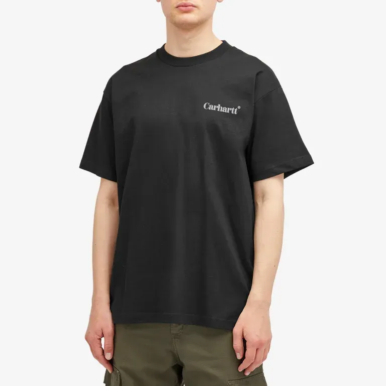 Carhartt WIP FW24 S/S Fold Duck T Shirt T Shirt Unisex Black-2