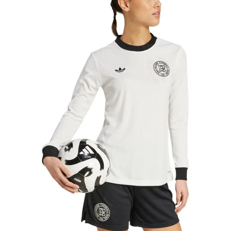 Adidas Originals ANNIVERSARY SS25 Soccer Jersey Women's White/Black-3