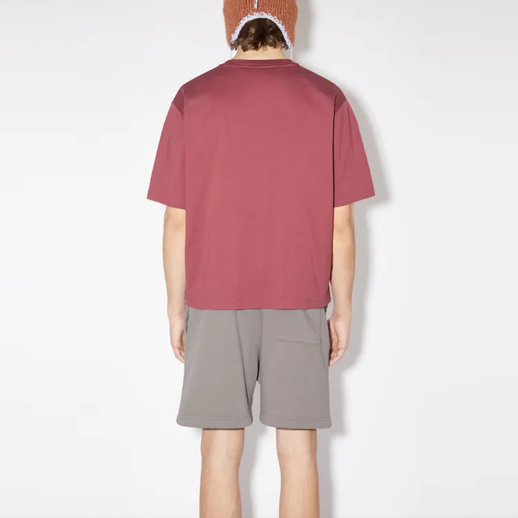 Acne Studios T Shirts Unisex Padauk Red-2