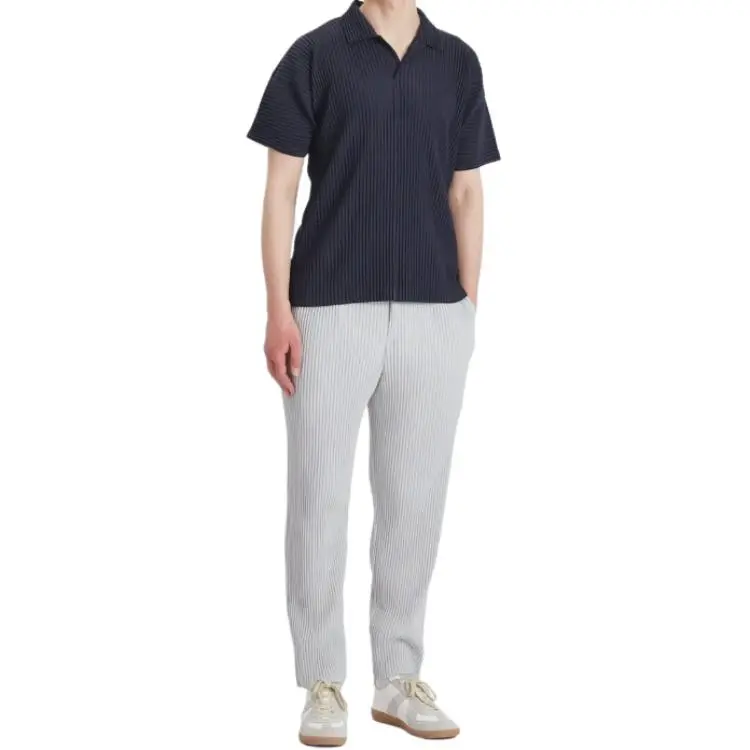 Homme Plissé Issey Miyake Pleated Polo Shirt-1