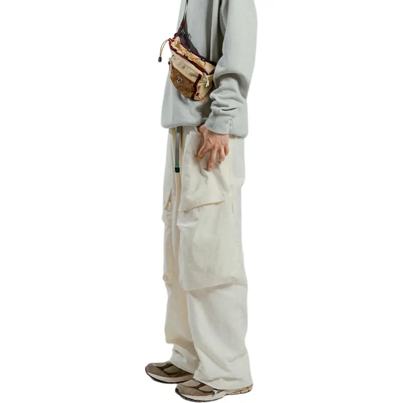 ACMEITEM Loose Fit Casual Pants Unisex-3