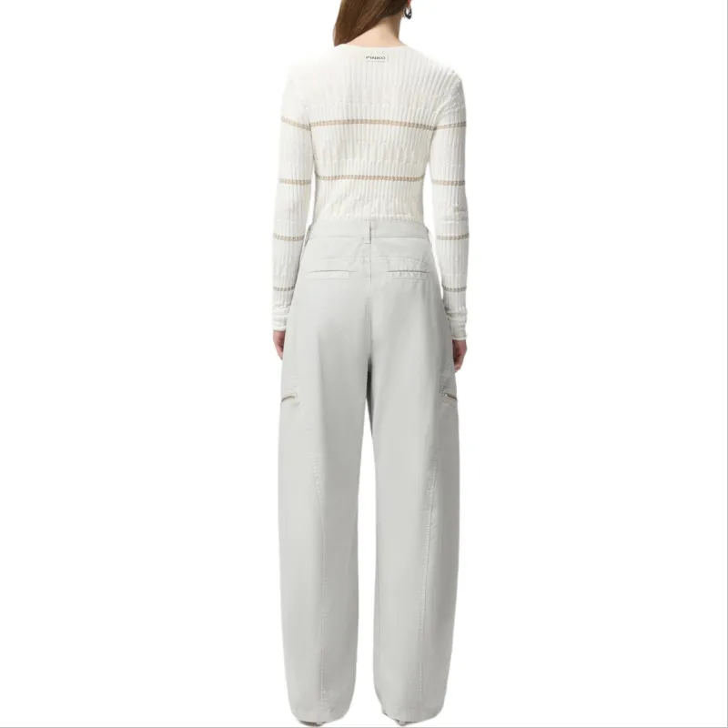 PINKO Straight leg Trousers-4