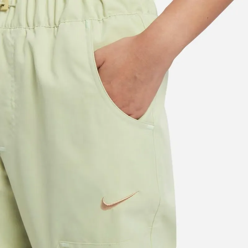 Nike Casual Pants Women's Green Yellow-3