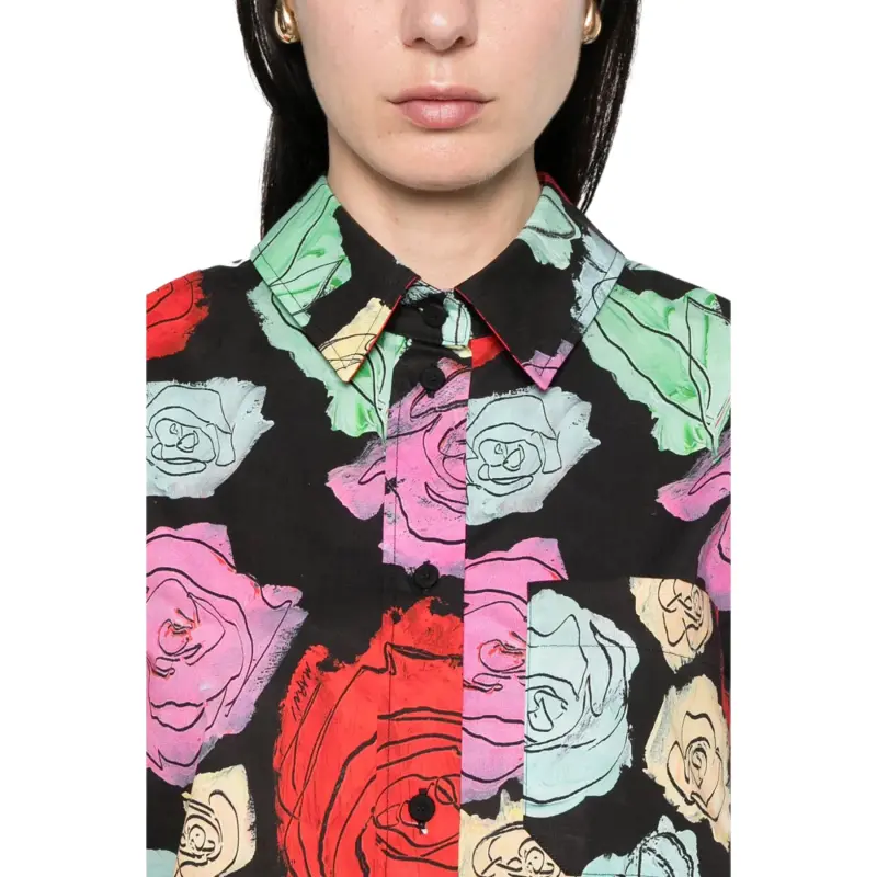 MARNI All Over Rose Printed Shirt-4