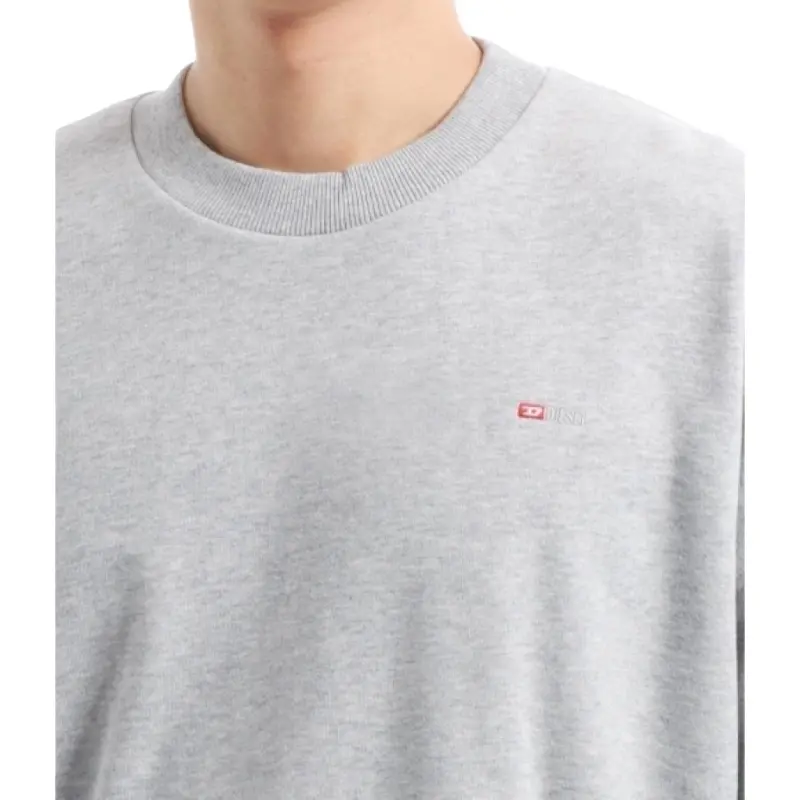 DIESEL Sweatshirts Men Gray-4
